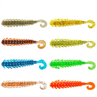 Leurre artificiel souple Hessen 11cm 6g Centipède pour Brochet, Bar et Poisson-chat - Leurre de surface/moyen-eau en PVC