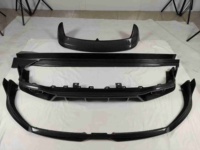 Jupes latérales de diffuseur de lèvre avant en fibre de carbone sèche de haute qualité pour Volkswagen Golf 8 GTI VIII MK8 ajustement parfait