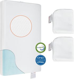 Materasso Premium per Culla e <span class=keywords><strong>Letto</strong></span> per Bambini - Ideale per Culle e Letti per Bambini, Certificato CertiPUR-US, Rivestimento Impermeabile e Lavabile in Lavatrice - Product Image 2