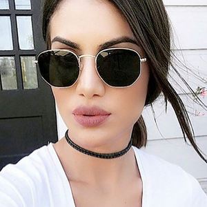 แว่นกันแดดทรงเหลี่ยมกรอบโลหะฟิล์มเมอร์คิวรี่โอเชียนแฟชั่นใหม่ปี 2025 กรอบเล็กสำหรับผู้ชายและผู้หญิง - Product Image 1