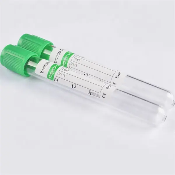 CE Green lid Heparin tube-Disposable Blood Collection Tube-Medical consumables