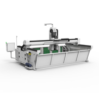 Machine de découpe de plaques de granit lourd simple corps marbre CNC4 + 1 axe pierre pont scie à vendre