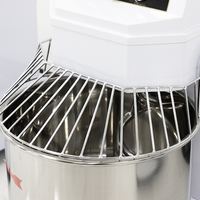 Mélangeur à spirale pour boulangerie, double moteur, capacité 55L, nouvelle génération, haute productivité, verrouillage de sécurité, 2 vitesses, pour farine et eau