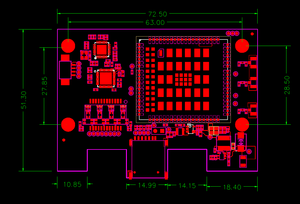 3G/4G WiFi板，带2个以太网端口LTE CAT4路由器PCBA，带2个局域网和带两个自动售货机sim卡插槽的WiFi - Product Image 5