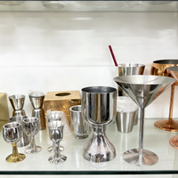 Verre à Martini Personnalisé Certifié ISO9001 - Acier Inoxydable 304, Design en Forme d'Entonnoir, Parfait pour les Cadeaux de Mariage et d'Événements