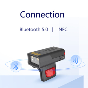 Meferi ms300r công nghiệp Mini Ring không dây máy quét mã vạch Bluetooth 2D <span class=keywords><strong>QR</strong></span> bar <span class=keywords><strong>code</strong></span> <span class=keywords><strong>Reader</strong></span> với 1000 mAh pin lớn - Product Image 4