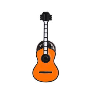 Épingle de <span class=keywords><strong>guitare</strong></span> basse personnalisée en émail, petit Instrument de musique, mignon, dessin animé, épingle de revers, broches décoratives en métal, Badge en métal - Product Image 5