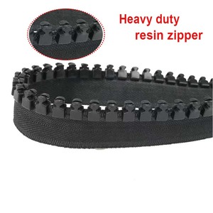 Grand sac à <span class=keywords><strong>fermeture</strong></span> <span class=keywords><strong>éclair</strong></span> en plastique à <span class=keywords><strong>double</strong></span> extrémité ouverte 20 #30 # <span class=keywords><strong>fermeture</strong></span> <span class=keywords><strong>éclair</strong></span> en résine à grandes dents matériau écologique - Product Image 3