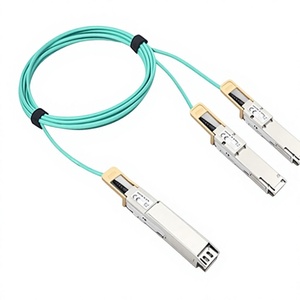 OM3881SX10x ตัวรับส่งสัญญาณข้อมูล osfp 800G เป็น QSFP112 2x400g AOC - Product Image 1