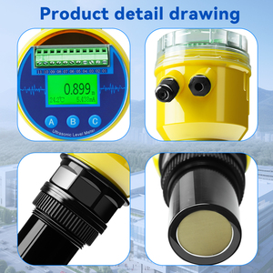 Welta Ultrasonik Seviye Transdüseri - Göl, Rezervuar ve Açık Kanallar için Temassız Sıvı Seviye Sensörü 4-telli 4-20mA Çıkışlı ABS - Product Image 3