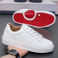 Nouvelles baskets tendance décontractées pour hommes, style lacets, semelle en plastique, collection été 2026, chaussures blanches polyvalentes pour étudiants