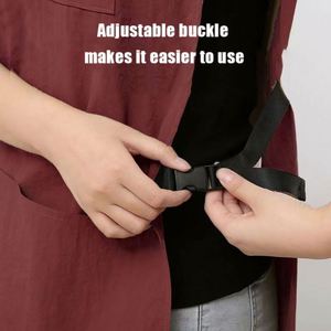 Chaleco Ajustable en Oferta, Delantal de Cocina Antisalpicaduras, Ropa de Trabajo para Catering, Chaleco de Barista, Estilo Unisex con Logotipo Personalizado - Product Image 5