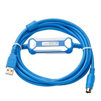 Cable de Programación Mitsubishi Serie Q USB-QC30R2, Conductor de Cobre, Aislamiento de PVC, 200 cm de Longitud, 2*0.5 mm de Tamaño, Color Negro, Combinado
