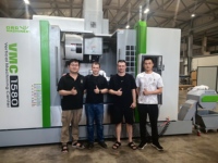 Centro de Mecanizado CNC Vertical de Alta Precisión VMC855 de Servicio Pesado, 4 Ejes, Sistema GSK, BT40, Alta Velocidad