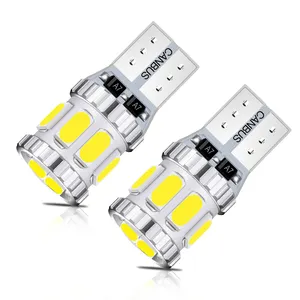 JIACHI FACTORY High Power For Auto Car Accessories Indicator Lamps 194 168 W5w Bulb 5630Chip 8smd 12v T10 Led Bulb Lights Canbus