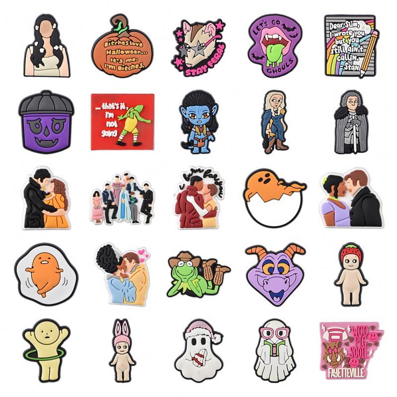 Cartoon Soft PVC Rubber Shoe Charms