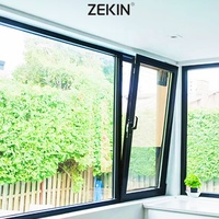 Ventanas Abatibles de Aluminio con Doble Vidrio Templado ZEKIN, Personalizadas para Proyectos de Ingeniería, NFRC AS2047, Otras Ventanas Oscilobatientes