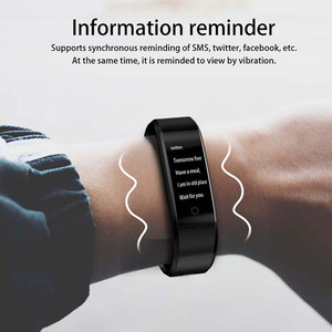 <span class=keywords><strong>115</strong></span> <span class=keywords><strong>Plus</strong></span> reloj inteligente pulsera para hombres y mujeres pulsera inteligente Fitness Tracker presión reloj deportivo Monitor de ritmo cardíaco banda - Product Image 4