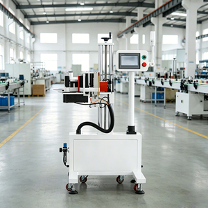 Accesorio de cabezal automático de alta calidad para etiquetado lateral de cartones de papel, incluye motor y PLC, para línea de producción, calidad premium - Product Image 1
