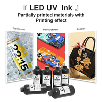 Encre UV LED FCOLOR UV8010 à large gamme de couleurs pour imprimante à plat, impression sur céramique, métal, verre, acrylique