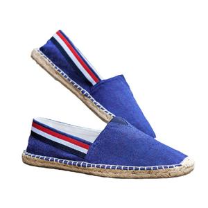 Zapatos Planos de Lona Azul Tipo Espadrille para Mujer, Diseño Casual de Primavera, Color Sólido, Cómodos y Ligeros - Product Image 5