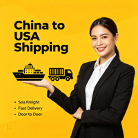 Service d'expédition intégré Top 10 des transitaires Fret maritime LCL+Express DDP Chine-USA Assurance pour le flux de marchandises internationales