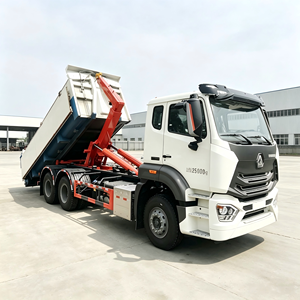 Camión SINOTRUK HOWO 6x4 con gancho elevador para residuos, camión hidráulico Roll On Roll Off para proyectos de recolección y eliminación de residuos. - Product Image 3