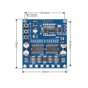 XH-A353 Hi-Fi для <span class=keywords><strong>Bluetooth</strong></span> цифровой усилитель плата 20 Вт + 20 Вт двухъядерный аудио модуль приемник и усилители" - Product Image 3