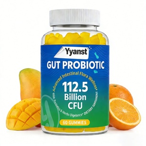 High Quality Promote Digestive Healthier Balance Gut Microflora Promote Digestion Probiotic & Prebiotic Blend <b>Gummy</b> <b>Candy</b> - Product Image 1