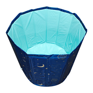 Bañera Plegable de Nailon de 70x80 cm para Adultos y Niños, Piscina para Baño de Cuerpo Completo - Product Image 1