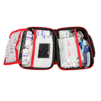 Trousse de premiers secours de haute qualité en PU imperméable, certifiée CE, avec logo personnalisable, petite taille, promotionnelle, mini, pour la maison