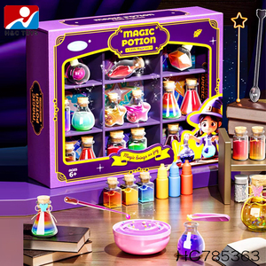 Kit Scientifico per Bambini, Educazione Precoce, Set Creativo Fai-da-Te, Vasetti Magici, Set di Piccole Bottiglie Magiche con Espositore - Product Image 6