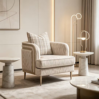 Fauteuil de loisirs au design classique italien moderne, fauteuil de salon en bois massif, mobilier de maison, chaise d'église avec accoudoirs