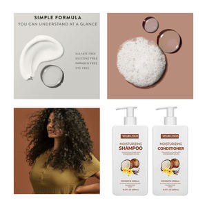 Champú <span class=keywords><strong>de</strong></span> <span class=keywords><strong>coco</strong></span> <span class=keywords><strong>de</strong></span> vainilla, fórmula nutritiva y calmante, juego para el cuidado del cabello para cuero cabelludo estresado, cabello suave sedoso y protección antioxidante - Product Image 6