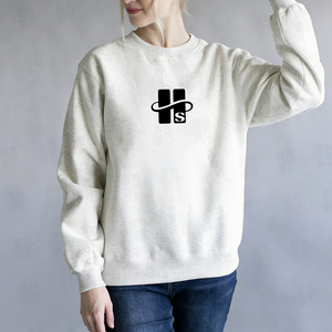 Suéter de Mujer al por Mayor de Alta Calidad, Holgado, con Bordado Personalizado, de Felpa Francesa, de Algodón de Peso Medio, con Cuello Redondo - Product Image 2
