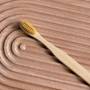 Bahan bambu sikat gigi paket individu untuk Hotel kelas tinggi kaus Colorfu bulu ukuran rata-rata - Product Image 3