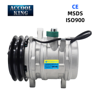 Compresor de Aire Acondicionado 717638 de 121 mm y 12 V (Paquete de 2) para Tractores Massey Ferguson, Kioti y Komatsu - Product Image 1