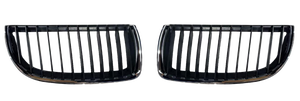 Para <span class=keywords><strong>BMW</strong></span> Serie 3 (E91/E92, 02/<span class=keywords><strong>2004</strong></span> -- 09/2008) Rejilla delantera (negro, L/R), compatible con OE No. 51137120007/51137120008 - Product Image 2