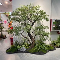 Arbre d'olivier artificiel de 175 cm, grand arbre d'olivier artificiel réaliste en soie pour salon, bureau, aménagement paysager, vente en gros