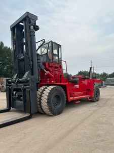 Used Kalmar FD450 Reach Stacker 45 Ton Container Reachstacker Gloria Red450 With Toplift Spreader For Port Yardnternal Combustio - Product Image 3
