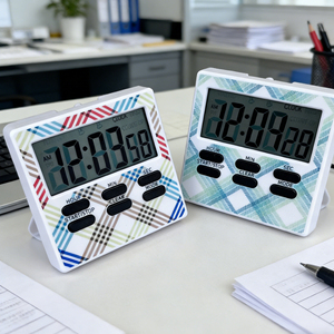 Nouvelle conception Minuteur de cuisine numérique magnétique à écran LCD, Réveil électronique, Rappel d'heure 24 heures, Chronomètre d'étude, OEM - Product Image 2