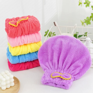 Serviette <span class=keywords><strong>de</strong></span> <span class=keywords><strong>bain</strong></span> coréenne mignonne pour femme, bonnet <span class=keywords><strong>de</strong></span> douche à séchage rapide en velours corail, vente en gros pour usage domestique - Product Image 2