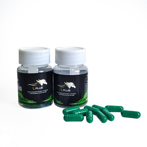 Etiqueta personalizada Cápsulas cronometradas a base de hierbas Extracto de hierba de cabra con cuernos 00 # Verde 10 pastillas por botella - Product Image 6