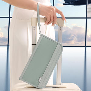 RUNQING Juego de Regalo Irlandés, Organizador de Viaje de Moda con Bloqueo RFID, Funda para <span class=keywords><strong>Pasaporte</strong></span>, Cartera de Cuero Oxford y Poliéster, Sin - Product Image 2