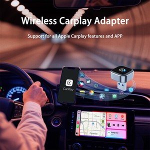Android auto 2-in-1 USB Wireless CarPlay box <b>adapter</b> <b>plug</b> universal mini Wired Wireless BT WiFi Car play factory Wholesale - Product Image 4