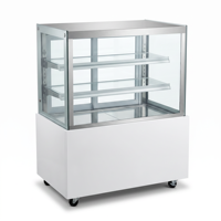 Équipement de réfrigération pour cuisine commerciale, mini-réfrigérateurs à porte vitrée pour supermarchés, armoire de présentation de crème glacée