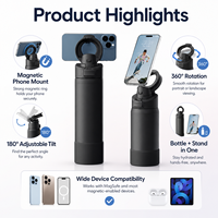 Bouteille d'eau à isolation sous vide de 30 oz, grandes quantités disponibles pour expédition immédiate, avec support magnétique pour téléphone