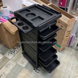Feng Sheng salon de coiffure de beauté <span class=keywords><strong>pas</strong></span> <span class=keywords><strong>cher</strong></span> rose salon chariot plateau en plastique chariot voyage pour salon de beauté - Product Image 5