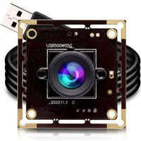 Modul Kamera IP Pintar AI Sensor IMX 5MP H.265+ Cahaya Rendah Starlight Pengenalan Wajah Deteksi Kendaraan Panjang Fokus Dari