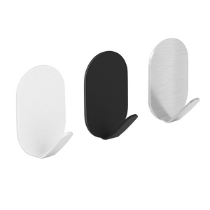 <b>Wall</b> <b>Hooks</b> Minimalist Self-Adhesive <b>Wall</b> Mounted Round <b>Hook</b> Up For Clothes Towels Decoration - Product Image 1